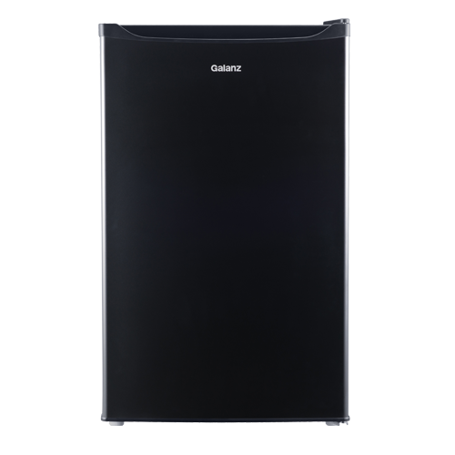 Galanz Compact Single-Door Refrigerator - 4.3 cu ft - Stainless Steel