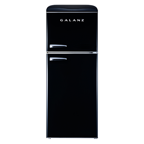 Galanz 4.6. Cu ft Two Door Mini Refrigerator with Freezer