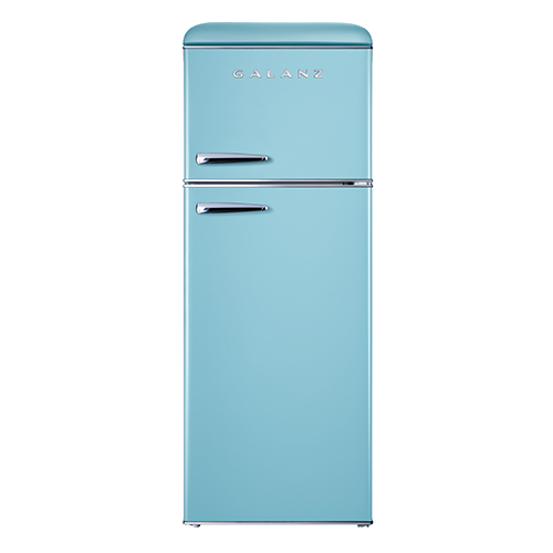 7.6 Cu Ft Retro Fridge,color is cyan