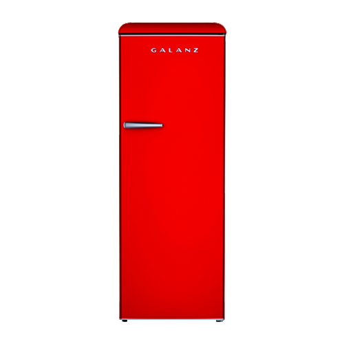 11 Cu Ft Retro Freezer,color is red