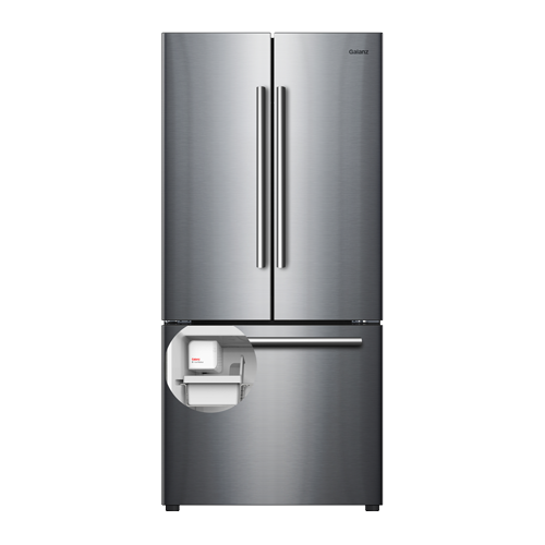 Galanz Compact Single-Door Refrigerator - 4.3 cu ft - Stainless Steel