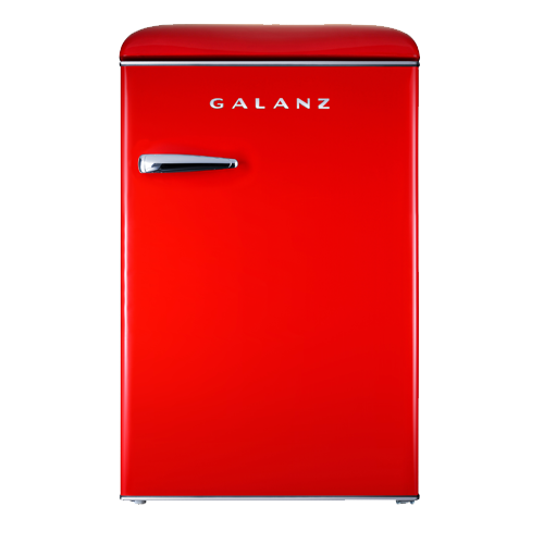 3.1 Cu Ft Retro Freezer,color is red