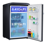 3.5 Cu Ft Retro Fridge – Galanz – Thoughtful Engineering