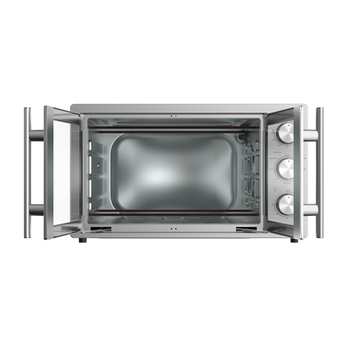 GRSK2A15RDMA18 by Galanz - Galanz 1.5 Cu Ft Retro French Door Toaster Oven  with Air Fry in Hot Rod Red