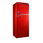 GLR10TBKEFR 10.0 Cu Ft Retro Top Mount Refrigerator – Galanz ...