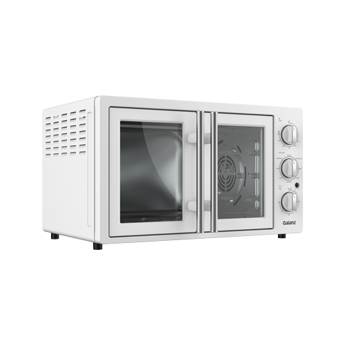 GFSK215S2MAQ18 by Galanz - Galanz 1.5 Cu Ft Retro French Door Toaster Oven  with Air Fry in Stainless Steel