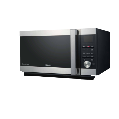 Galanz ToastWave 1.2-cu ft 1000-Watt Air Fry Sensor Cooking Controls  Countertop Convection Microwave (Stainless Steel Black) in the Countertop  Microwaves department at