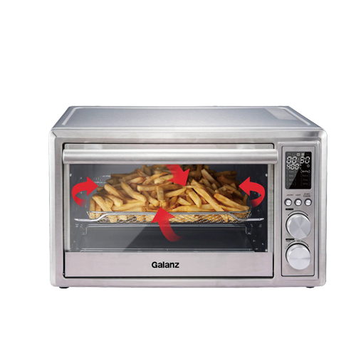 Reviews for Galanz 1.1 cu. ft. 1800-Watt 6-Slice Stainless Steel Toaster  Oven with Convection, Air Fryer and Rotisserie