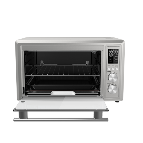 GFSK215S2EAQ18 by Galanz - Galanz 1.5 Cu. Ft. French Door Digital Toaster  Oven with Air Fry in Stainless Steel