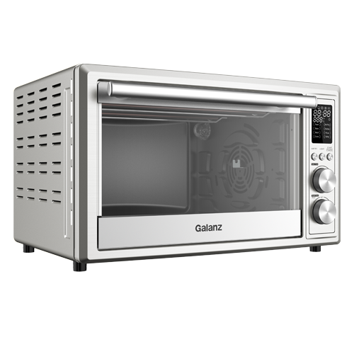 Galanz Retro French door 7-Slice Blue Convection Toaster Oven with  Rotisserie (1800-Watt) in the Toaster Ovens department at