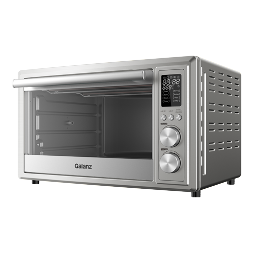 Galanz 1.1 Cu ft Digital Toaster Oven and Air Fryer in Silver Galanz