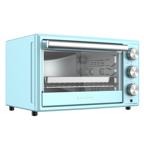  Galanz Retro 8-in-1 Combo Toaster Oven with True