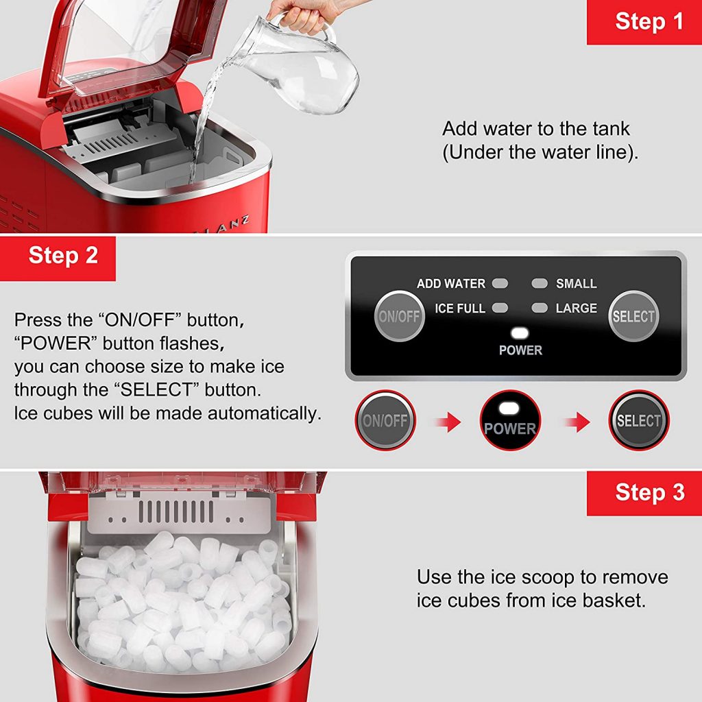 GLCI26RDR3A Ice Maker – Galanz