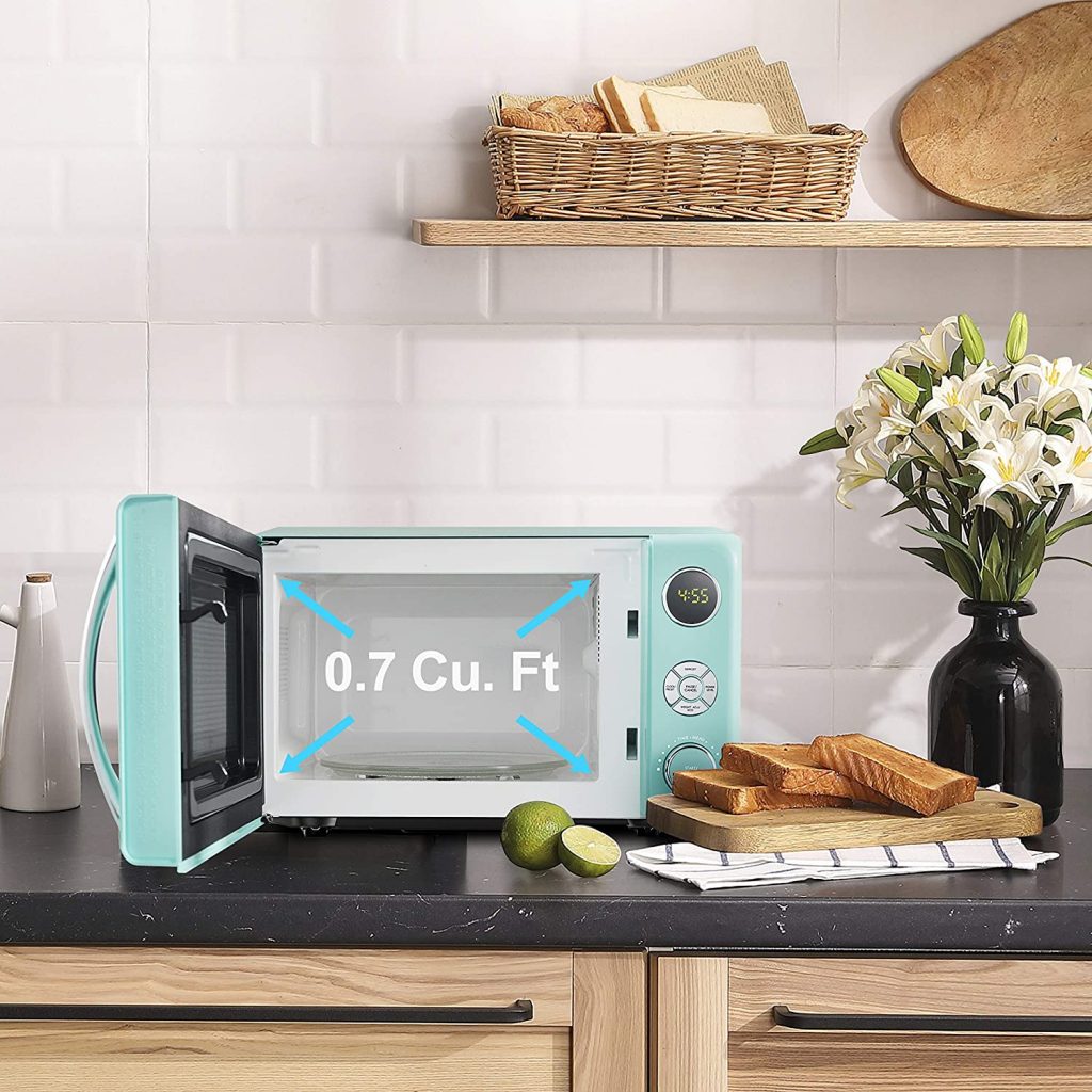 microwave ドレス Galanz Retro microwave design 0.7-cu ft Small 700-Watt