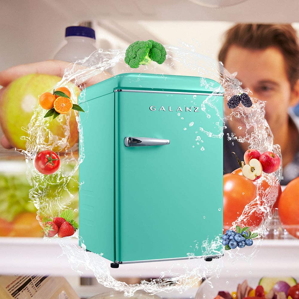 【使用小】 定価１3万円　GALANZ  GLR25M アメリカ　レトロ　１ドア GLR25MBER10 2.5 Cu Ft Retro Fridge – Galanz – Thoughtful
