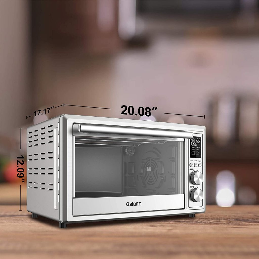 GRSK2A15WEMA18 by Galanz - Galanz 1.5 Cu Ft Retro French Door Toaster Oven  with Air Fry in Milkshake White