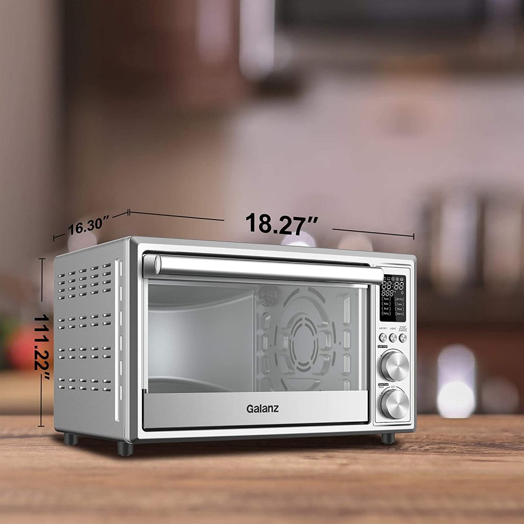 GTH12A09S2EWAC18 0.9 Cu Ft Digital Air Fry Toaster Oven – Galanz –  Thoughtful Engineering