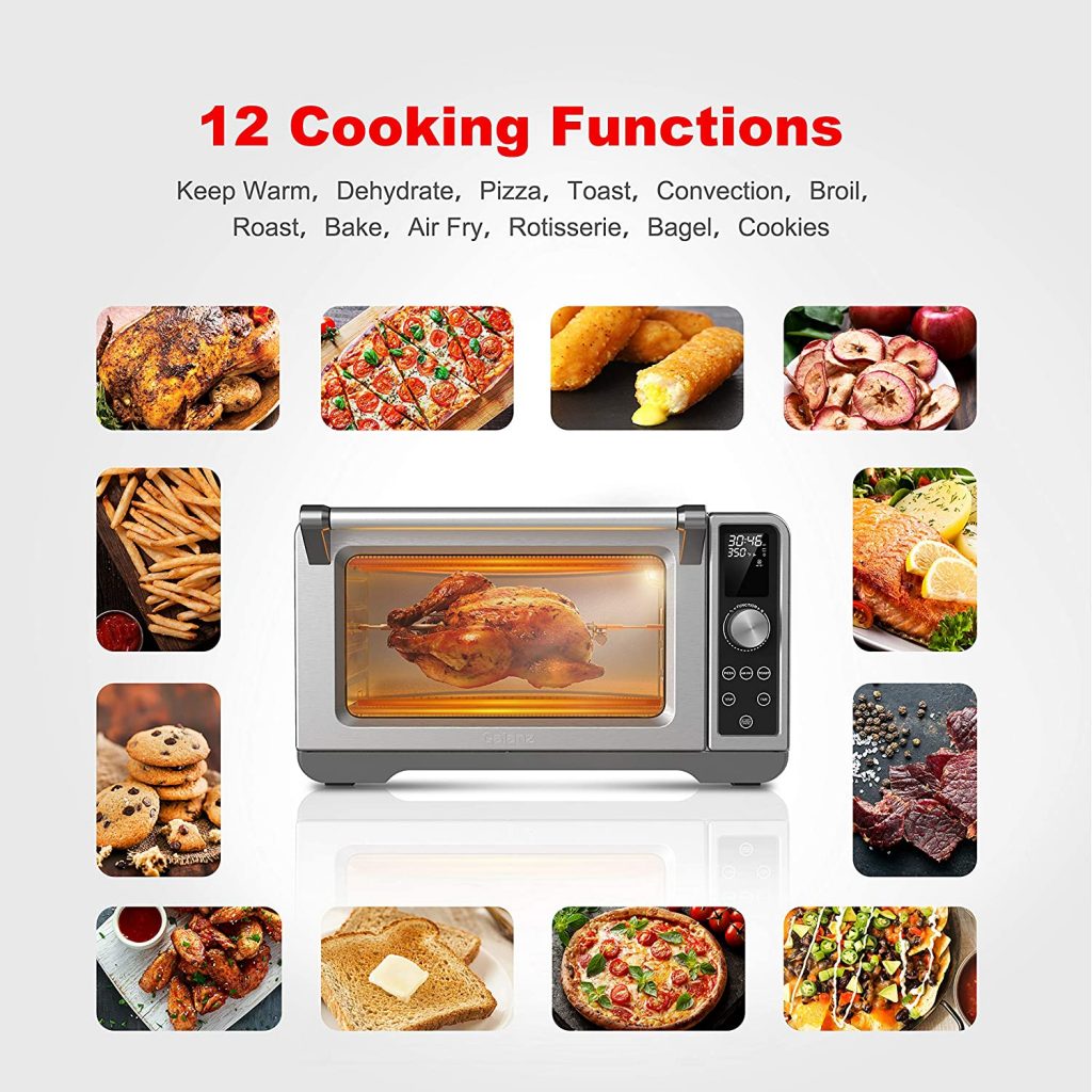GTS311S2ETWAQ18 1.1 Cu Ft Digital Touch Control Toaster Oven with