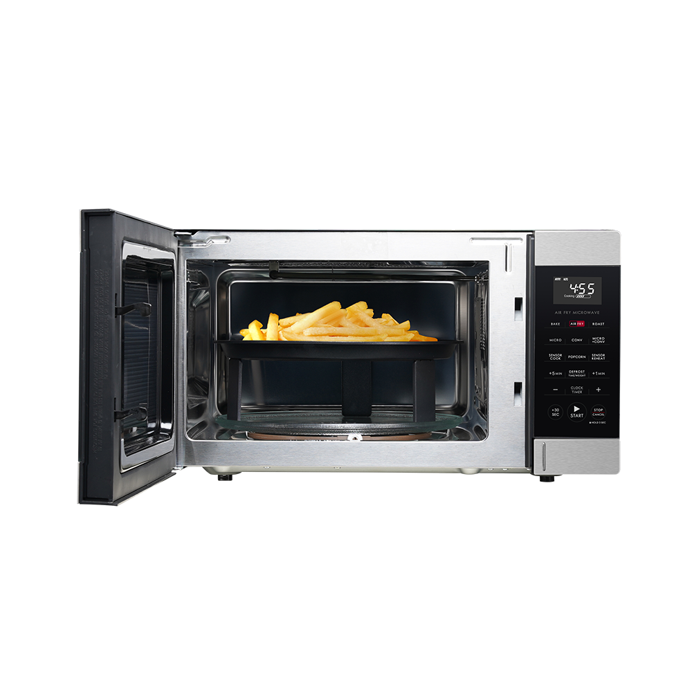 GSWWA12S1SA10 by Galanz - Galanz 1.2 Cu Ft SpeedWave™, 3-in-1 Air Fryer,  Convection Oven and Microwave with Combi Speed Cooking Feature, Sensor  Cook, Inverter, TotalFry 360™ Technology True Convection in Stainless Steel