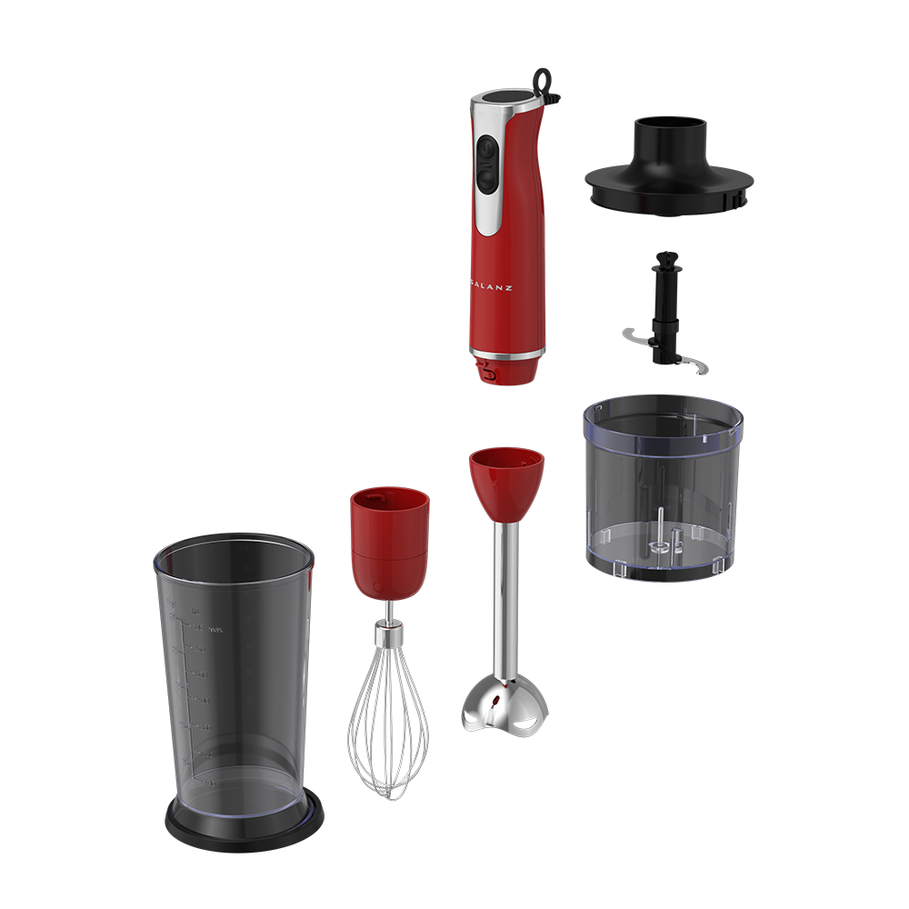 Galanz 2-Speed Multi-function Retro Hand Immersion Blender in Bebop Bl