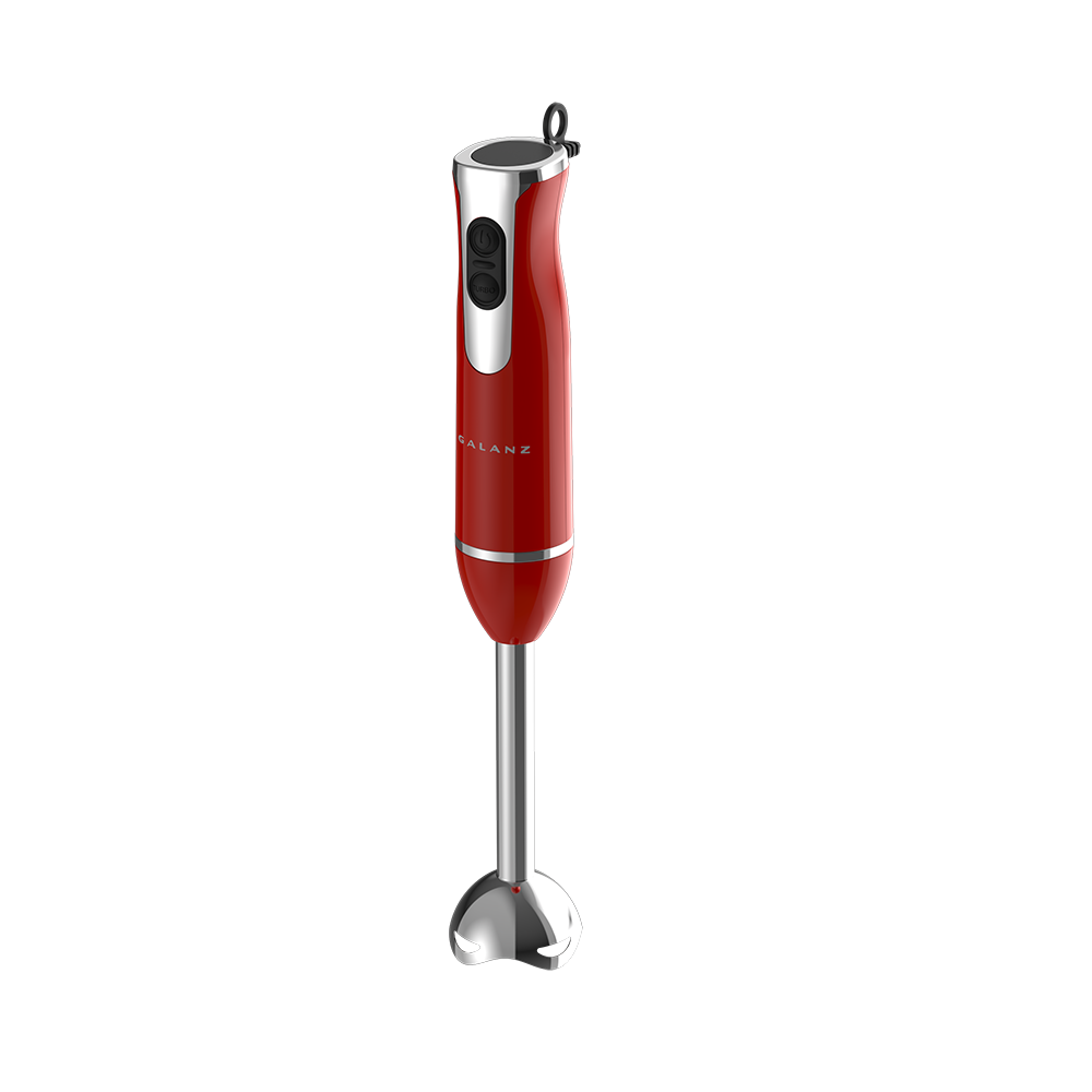 Galanz 2-Speed Multi-function Retro Hand Immersion Blender in Hot Rod