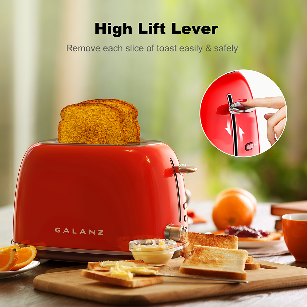 Galanz Retro 2-Slice Toaster and Electric Kettle