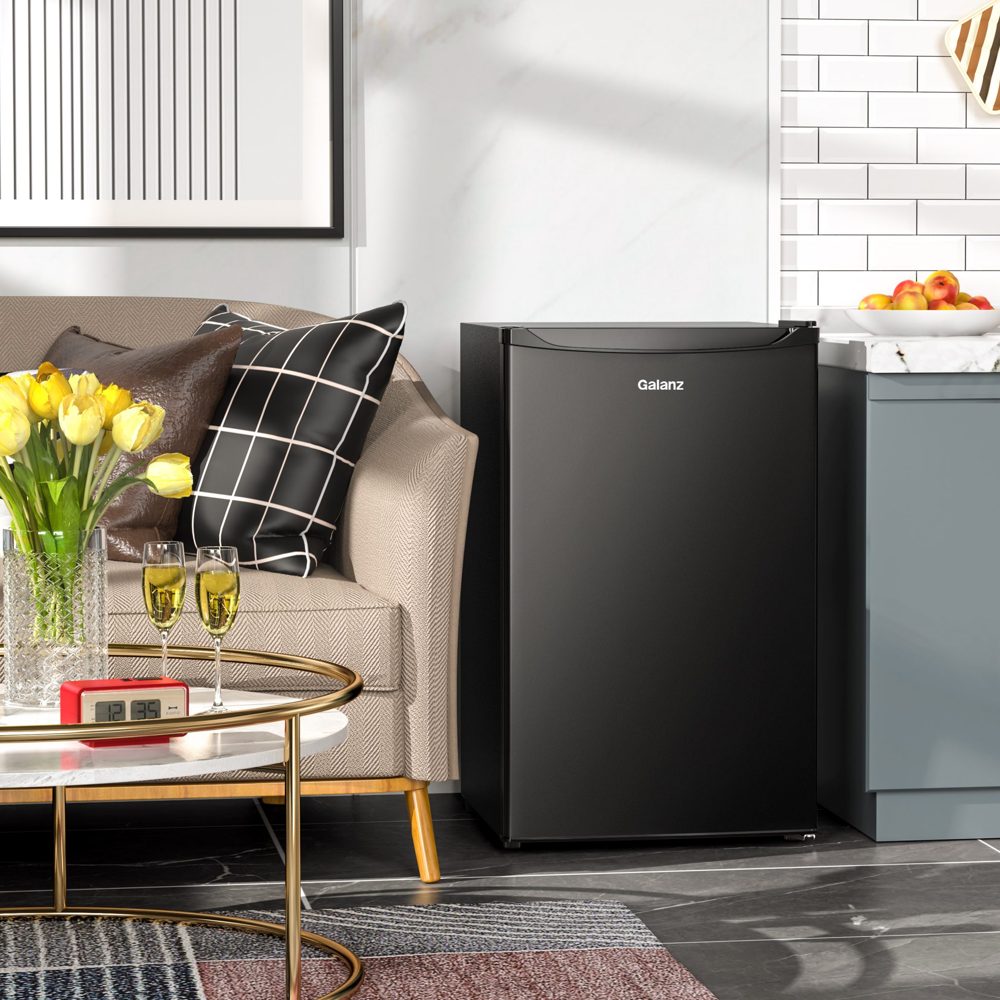 GL43S5 4.3 Cu Ft Compact Refrigerator Galanz Thoughtful Engineering